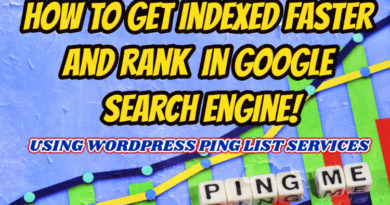 Best Free Search Engine Submission Sites List With High PR(WordPress Ping Service Lists)