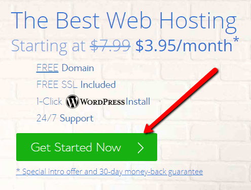 Starting a blog with BlueHosting
