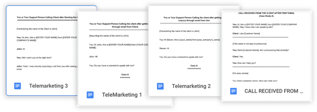 telemarketing socicake