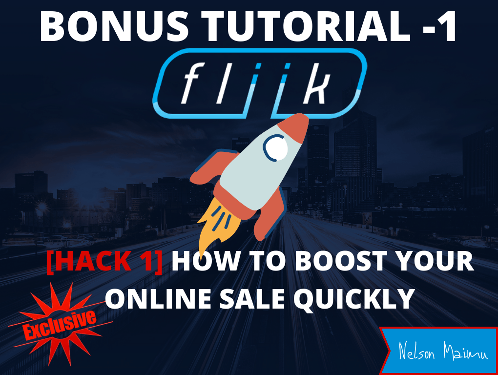 FLIIK BONUSES NO. 1 BOOST SALES