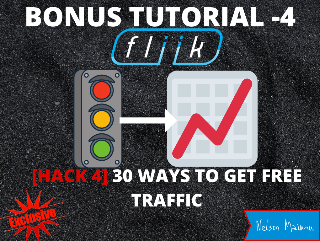 FLIIK REVIEW AND BONUS NO. 4 FREE TRAFFIC