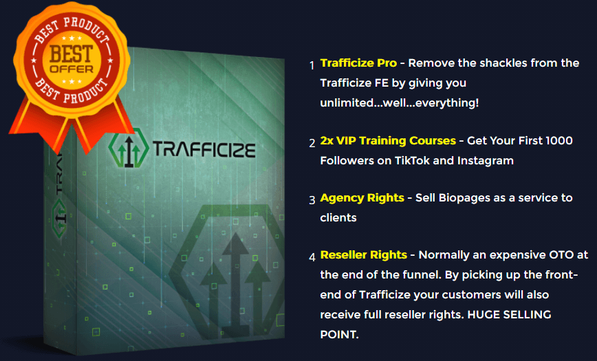 Massive Giveaway on the Front-End Trafficize