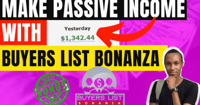 Buyers List Bonanza Review and $1,059.37 Bonuses - Way To Make Multiple Passive Income 2021